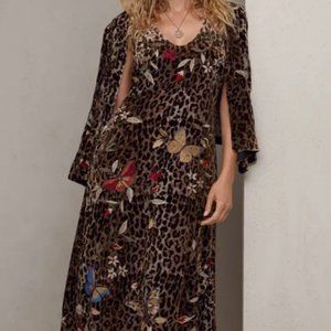WLA Penelope Animal Print Velvet Maxi Tank Dress & Jacket
